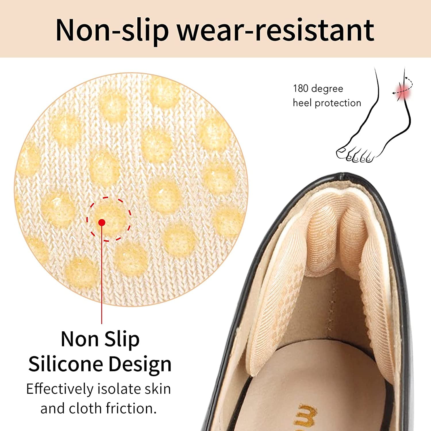 Shoe Heel Repair, One House 4 Pairs Self-Adhesive Inside Shoe Patches for  Holes, Shoe Hole Repair Patch Kit for Sneaker, Leather Shoes, High Heels -  Walmart.com